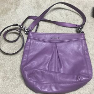 EUC lavender Coach purse